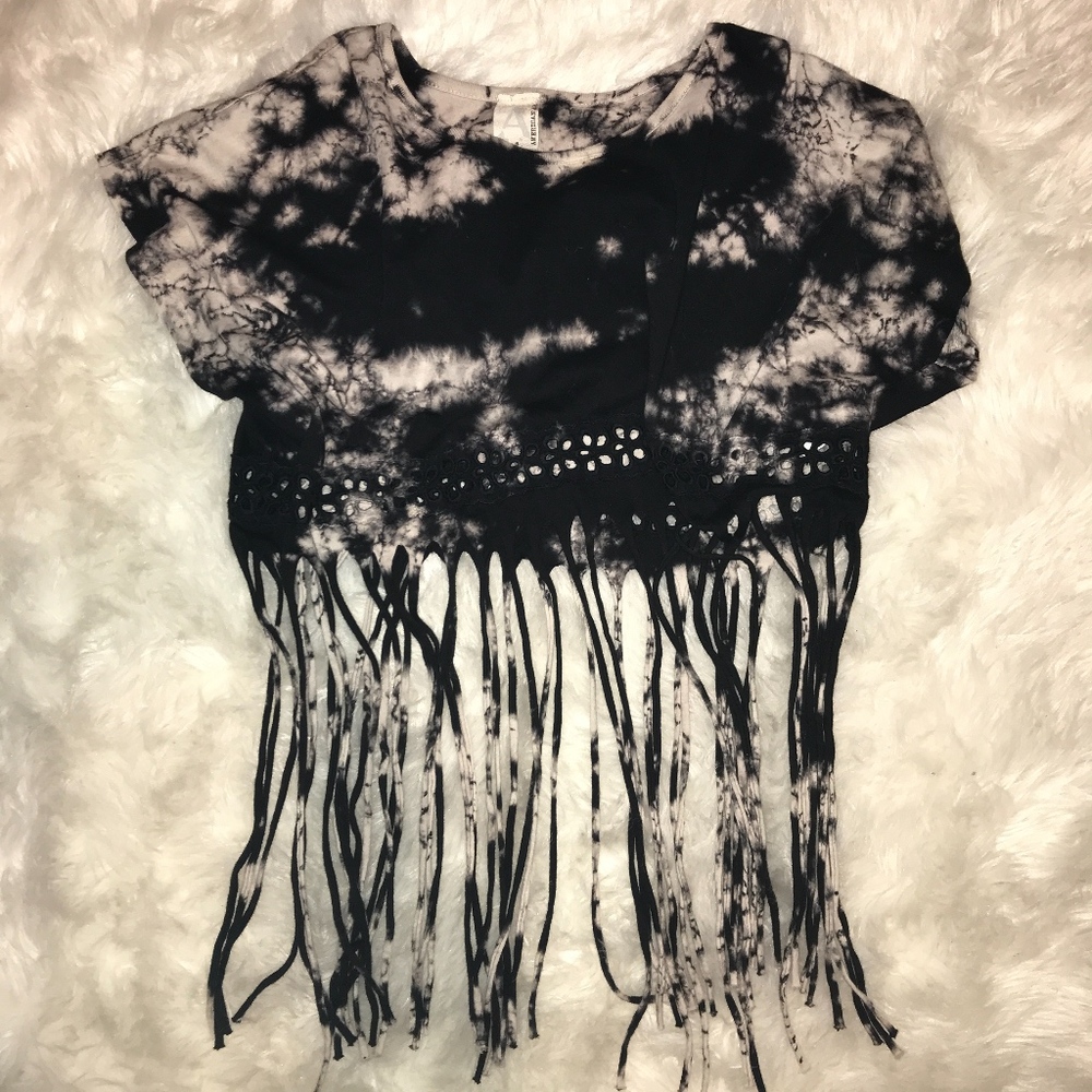 American Eagle cropped tie dye top